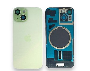 TAMPA TRASEIRA IPHONE 15 COMPLETA VERDE