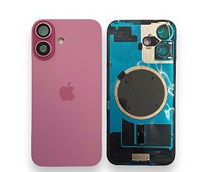 TAMPA TRASEIRA IPHONE 16 COMPLETA ROSA