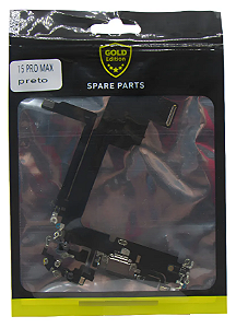 Conector de Carga iPhone 15 Pro Max Gold Edition