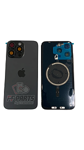 TAMPA TRASEIRA IPHONE 15 PRO MAX PRETO OEM