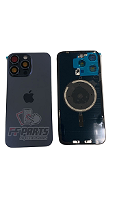 TAMPA TRASEIRA IPHONE 15 PRO MAX AZUL OEM