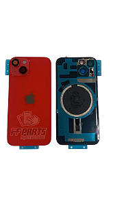 TAMPA TRASEIRA IPHONE 14 VERMELHA OEM