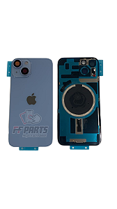 TAMPA TRASEIRA IPHONE 14 AZUL OEM