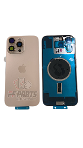 TAMPA TRASEIRA IPHONE 16 PRO MAX COMPLETA DESERT OEM