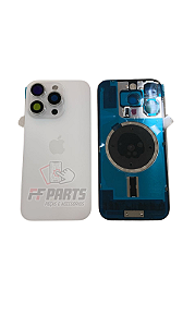TAMPA TRASEIRA IPHONE 16 PRO COMPLETA BRANCO OEM