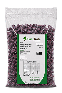 Coco em Cubos Caramelizado com Açaí - Pinho Nuts