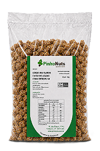 Coco em Cubos Caramelizado com Gergelim - Pinho Nuts