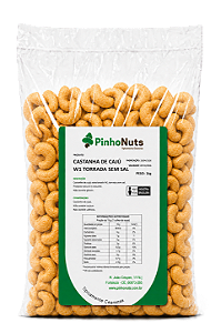 Castanha de Caju W1 Torrada Sem Sal - Pinho Nuts