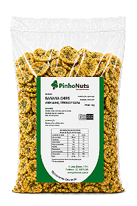 Banana Chips com Alho Cebola e Salsa - Pinho Nuts