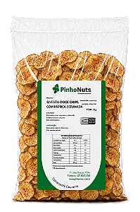 Batata Doce Chips com Páprica Defumada - Pinho Nuts