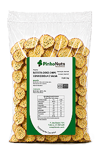 Batata Doce Chips com Alho, Cebola e Salsa - Pinho Nuts