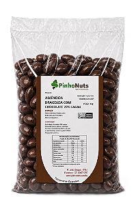 Amêndoa Drageada com Chocolate 70% Cacau - Pinho Nuts