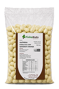 Amêndoa Drageada com Chocolate Branco - Pinho Nuts