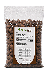 Castanha de Caju Drageada com Chocolate 70% Cacau - Pinho Nuts