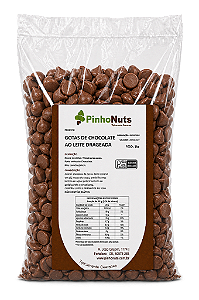 Gotas de Chocolate Ao Leite Drageada - Pinho Nuts