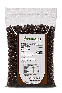 Cranberry Drageada Trunfada com Choc Belga Meio Amargo - Pinho Nuts