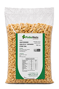Amendoim Sem Pele Torrado com Sal - Pinho Nuts
