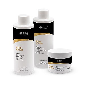 Kit Nutri Action - Shampoo 1L + Condicionador 1L + Máscara 500g