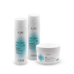 Kit Home Care Hydra Action - Shampoo 260mL + Condicionador 260mL + Máscara 300g