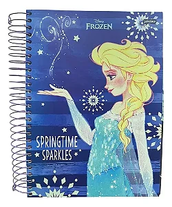 Caderno Espiral Universitario Capa Dura FROZEN - Jandaia
