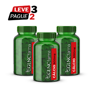 Combo Cálcio 600 mg 60 cápsulas