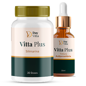 Kit Silimarina 30 Doses + Tintura Antiparasitária Gotas 30ml | Day Vitta