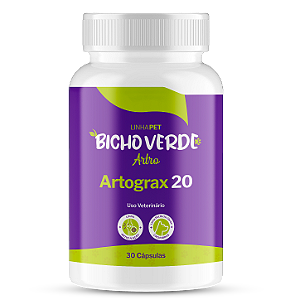 Artrograx 20 - 30 Cápsulas | Linha Pet Bicho Verde