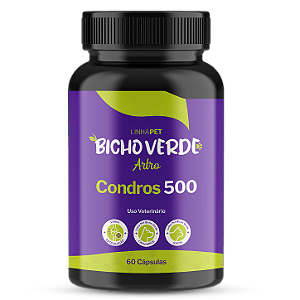 Condros 500 - 60 Cápsulas | Linha Pet Bicho Verde