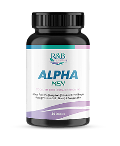 Alpha Men – Cápsulas para Estímulo Masculino 30 Cápsulas R&B Pharma