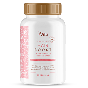 Hair Boost 30 Cápsulas Vitti Beauty