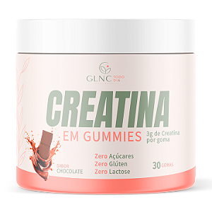Creatina Gummies Sabor Chocolate 30 Gomas GLNC Todo dia