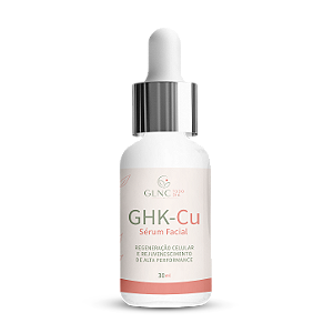 GHK-Cu (Peptídeo de Cobre) Sérum Facial 30ml GLNC Todo dia