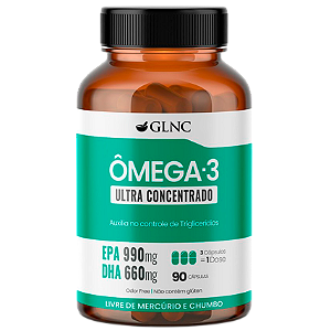 Ômega 3 Ultra Concentrado – 990mg EPA / 660mg DHA | 90 Cápsulas