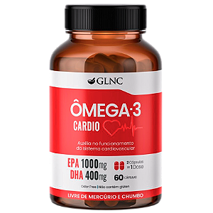 Ômega 3 Cardio – 1000 mg EPA + 400 mg DHA | 60 Cápsulas