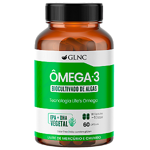 Ômega 3 Algas Biocultivado GLNC | 90 Cápsulas