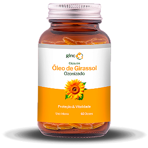 Óleo de Girassol Ozonizado em Cápsulas GLNC O³