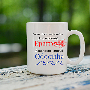 Caneca de Porcelana “Eparrey & Odociabá”