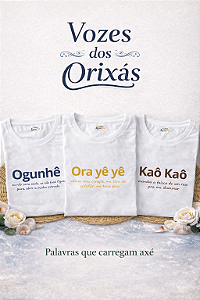 Camiseta “VOZES DOS ORIXÁS”