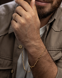 Pulseira elos masculino