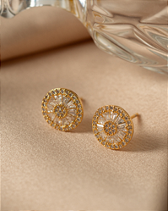 Brinco Pizza Cravejado Dourado