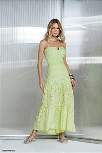 Conjunto Saia e Cropped Bordado