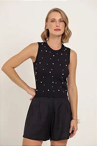 Regata Tricot Pérolas
