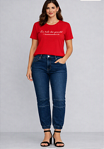 Calça Jeans Jogger Patogê