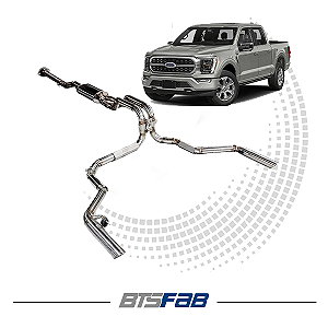 Escapamento Esportivo BTS Completo Ford F150