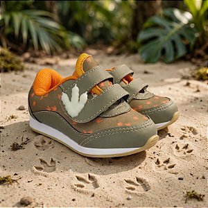 Tênis Infantil Masculino Dino Pegada