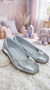 Sapatilha Infantil Menina Pinokio Prata