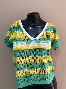 Blusa do Brasil - Crochê