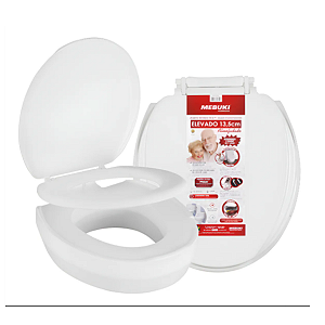 Assento Elevado Almofadado 13,5cm - Mebuki