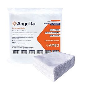Lenço para Banho Angelita 30x35cm 65G/M2 C/50