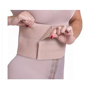 Cinta Faixa Elástica Abdominal Pós Cirurgia 2 Painéis